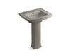 KOHLER 2359-1 Archer Pedestal bathroom sink with single faucet hole