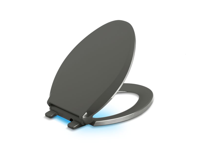 KOHLER K-75796 Cachet Nightlight Quiet-Close elongated toilet seat