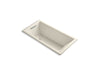 KOHLER K-1167-GVB-47 Underscore Rectangle 60" x 30" drop-in VibrAcoustic + BubbleMassage(TM) Air Bath