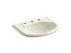 KOHLER K-2279-8-96 Devonshire Drop-in bathroom sink with 8" widespread faucet holes