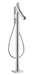 AXOR Starck Organic Thermostatic Freestanding Tub Filler Trim with 1.75 GPM Handshower