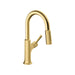 hansgrohe Locarno Prep Kitchen Faucet, 2-Spray Pull-Down, 1.75 GPM