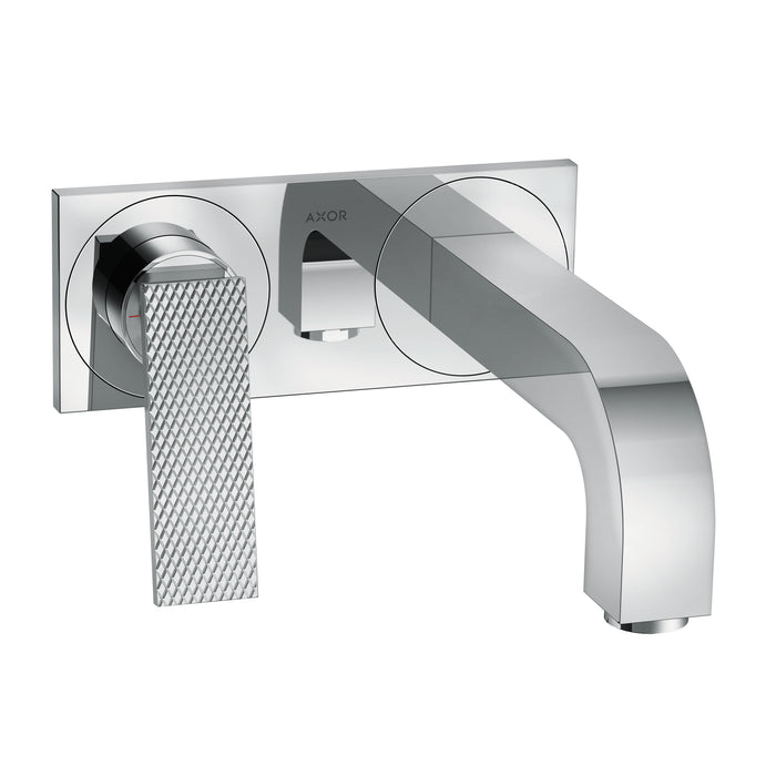 AXOR Citterio Wall-Mounted Single-Handle Faucet Trim with Base Plate- Rhombic Cut, 1.2 GPM