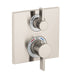 hansgrohe Ecostat Square Thermostatic Trim with Volume Control and Diverter