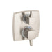 hansgrohe Ecostat Classic Thermostatic Trim with Volume Control, Square