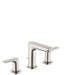 hansgrohe Talis E Widespread Faucet 150 with Pop-Up Drain, 1.2 GPM