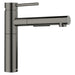 BLANCO Alta II Low Arc Pull-Out Dual-Spray Kitchen Faucet - Satin Dark Steel