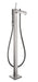 AXOR Citterio Freestanding Tub Filler Trim with 1.75 GPM Handshower