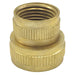 Wal-rich Corporation 4610024 3/4" Brass FHT x 1/2" FPT Swivel Hose Adapter