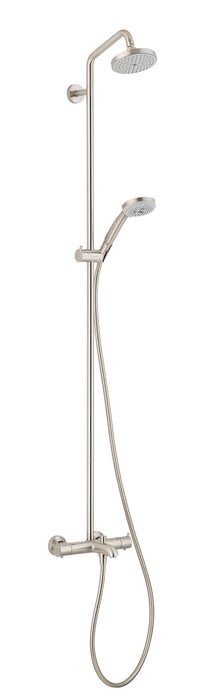 hansgrohe Croma Showerpipe 150 1-Jet with Tub Filler, 2.0 GPM