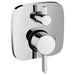 hansgrohe Ecostat Pressure Balance Trim Square with Diverter
