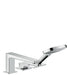 hansgrohe Metropol 3-Hole Roman Tub Set Trim with Loop Handle and 1.75 GPM Handshower