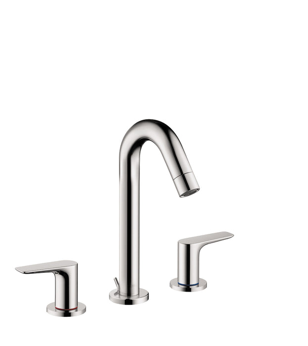 hansgrohe Logis Widespread Faucet 150 with Pop-Up Drain, 1.2 GPM