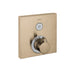 hansgrohe ShowerSelect Thermostatic Trim for 1 Function, Square