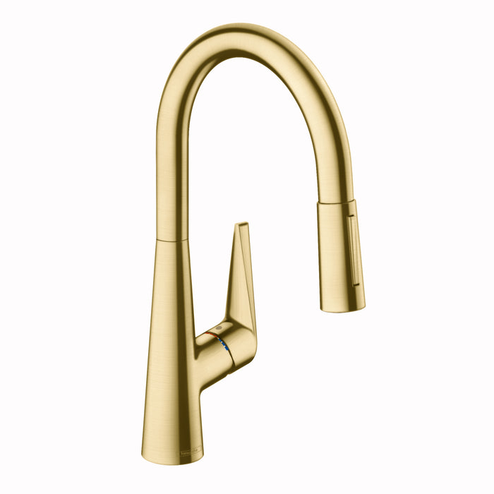 hansgrohe Talis S HighArc Kitchen Faucet, 2-Spray Pull-Down, 1.75 GPM