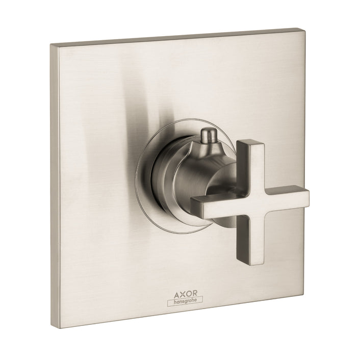 AXOR Citterio Thermostatic Trim HighFlow with Cross Handle