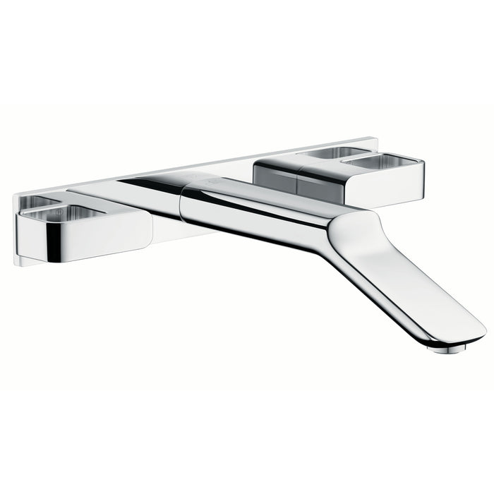 AXOR Urquiola Wall-Mounted Widespread Faucet Trim with Base Plate, 1.2 GPM