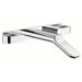 AXOR Urquiola Wall-Mounted Widespread Faucet Trim with Base Plate, 1.2 GPM