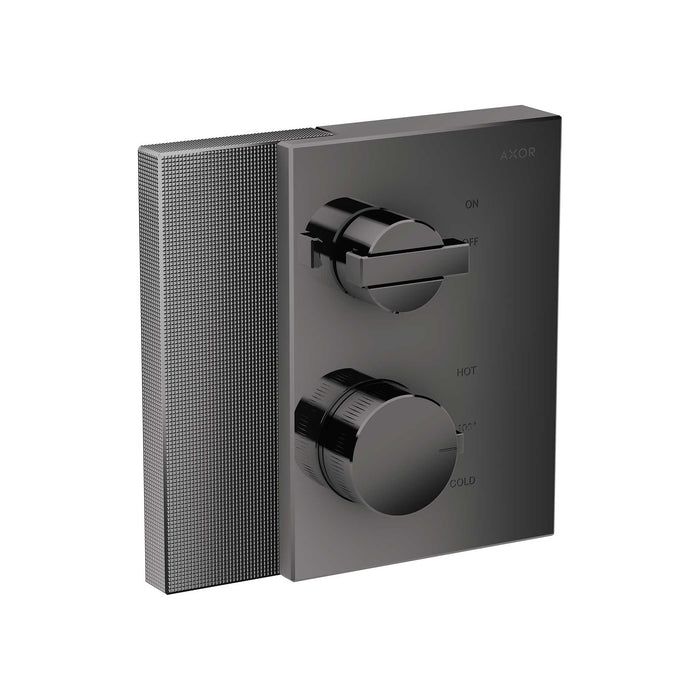 AXOR Edge Thermostatic Trim with Volume Control - Diamond Cut