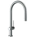hansgrohe Talis N HighArc Kitchen Faucet, O-Style 2-Spray Pull-Down, 1.5 GPM