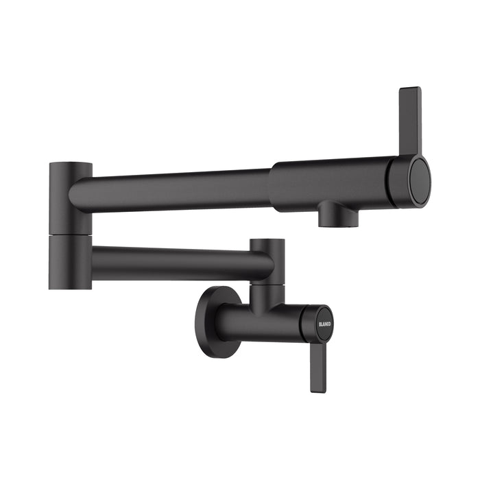 BLANCO Culina II Wall-Mounted Pot Filler - Matte Black