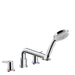 hansgrohe Talis S 4-Hole Roman Tub Set Trim with 1.8 GPM Handshower