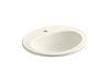 KOHLER Pennington 20-1/4" oval drop-in bathroom sink