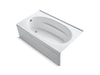 KOHLER K-1115-LA Windward 72" x 42" alcove bath, left drain