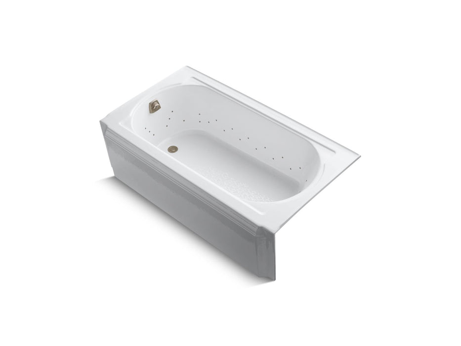 KOHLER Memoirs 60" x 33-3/4" alcove BubbleMassage air bath, left drain
