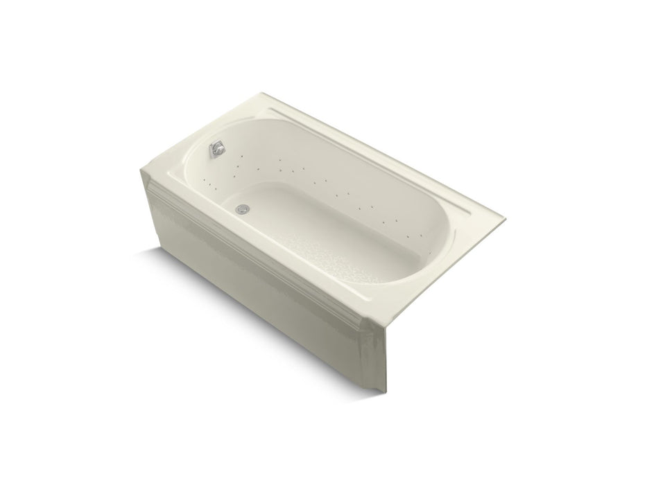 KOHLER Memoirs 60" x 33-3/4" alcove BubbleMassage air bath, left drain