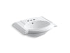 KOHLER Devonshire 24-1/4" rectangular pedestal bathroom sink