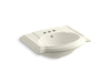 KOHLER Devonshire 24-1/4" rectangular pedestal bathroom sink