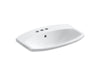 KOHLER K-2351-4 Cimarron 22-3/4" rectangle drop-in bathroom sink