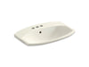 KOHLER K-2351-4 Cimarron 22-3/4" rectangle drop-in bathroom sink