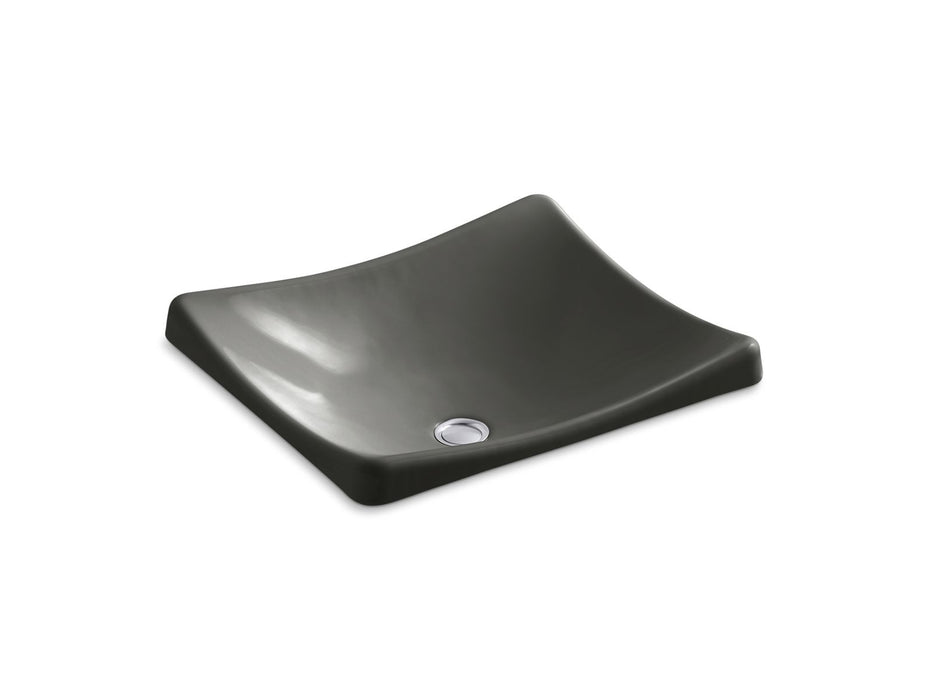 KOHLER K-2833 DemiLav 18-1/4" rectangular vessel bathroom sink, no overflow