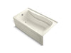 KOHLER K-1229-LAW Mariposa 66" x 36" alcove bath with Bask heated surface, left drain