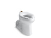 KOHLER K-4352-SS Anglesey Floor-mount top spud antimicrobial flushometer bowl