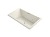 KOHLER K-1174-JH Underscore 72" x 42" drop-in heated whirlpool bath