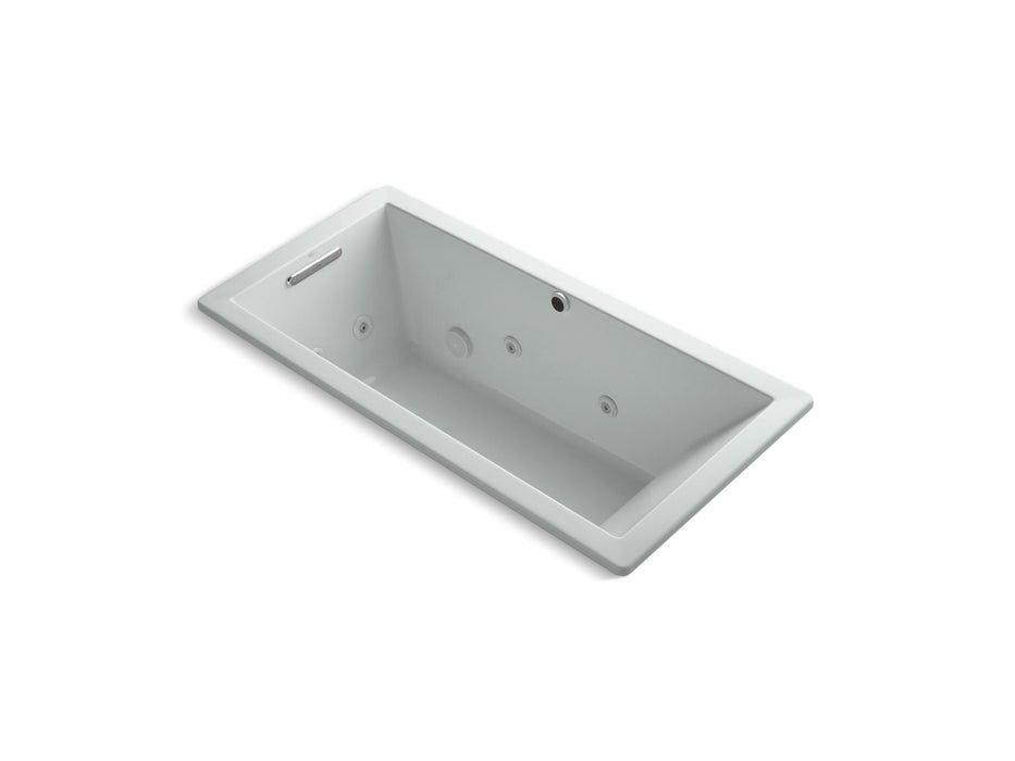 KOHLER K-1822-JH Underscore 66" x 32" drop-in heated whirlpool bath