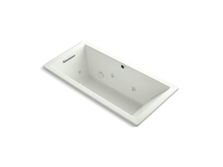 KOHLER K-1822-JH Underscore 66" x 32" drop-in heated whirlpool bath