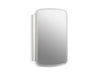 KOHLER K-CB-CLC2031BAN Bancroft 20" W x 31" H aluminum single-door medicine cabinet with mirrored door, beveled edges
