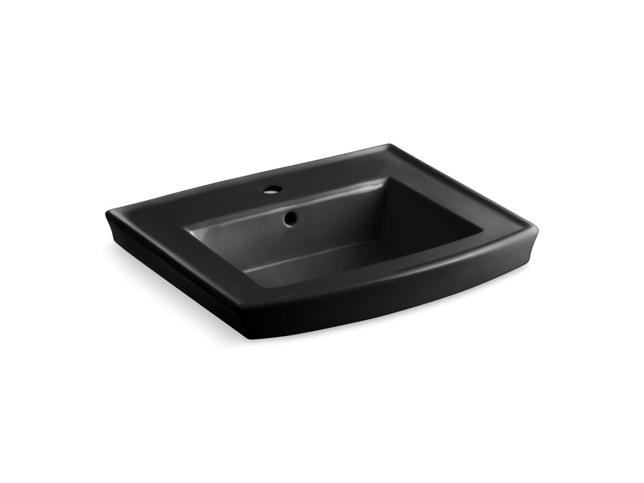 KOHLER Archer 24" rectangular pedestal bathroom sink