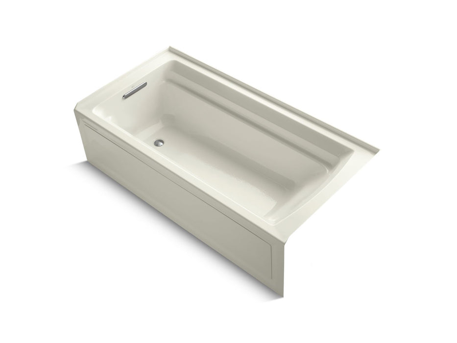KOHLER K-1125-LAW Archer 72" x 36" alcove bath with Bask heated surface, left drain