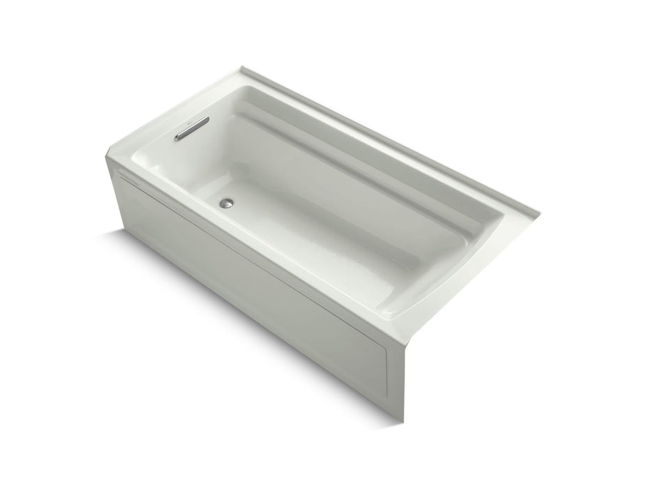 KOHLER K-1125-LAW Archer 72" x 36" alcove bath with Bask heated surface, left drain