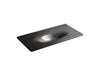 KOHLER Iron/Impressions 43" Enameled cast iron vanity top with integrated oval sink