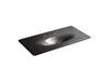 KOHLER Iron/Impressions 43" Enameled cast iron vanity top with integrated oval sink