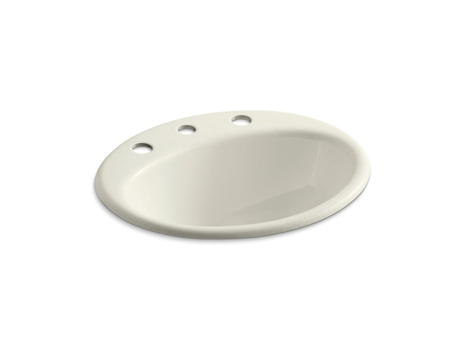 KOHLER Farmington 19-1/4" oval drop-in bathroom sink