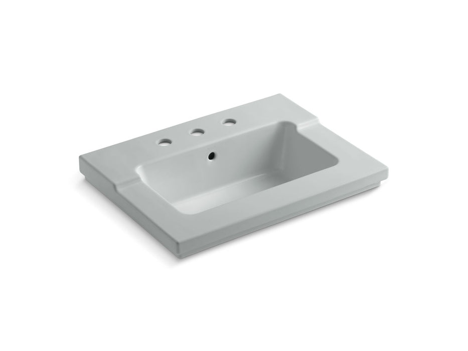 KOHLER K-2979-8 Tresham Vanity-top bathroom sink with 8" widespread faucet holes