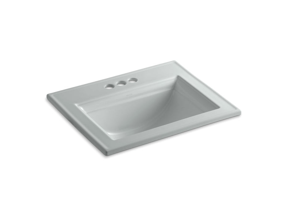 KOHLER K-2337-4 Memoirs Stately 22-3/4" rectangular drop-in bathroom sink