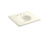 KOHLER Iron/Impressions 25" Enameled cast iron vanity top with integrated round sink